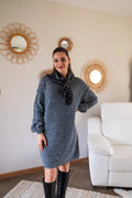 Vestido Jersey Rachelle - Gris Oscuro