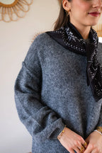 Vestido Jersey Rachelle - Gris Oscuro