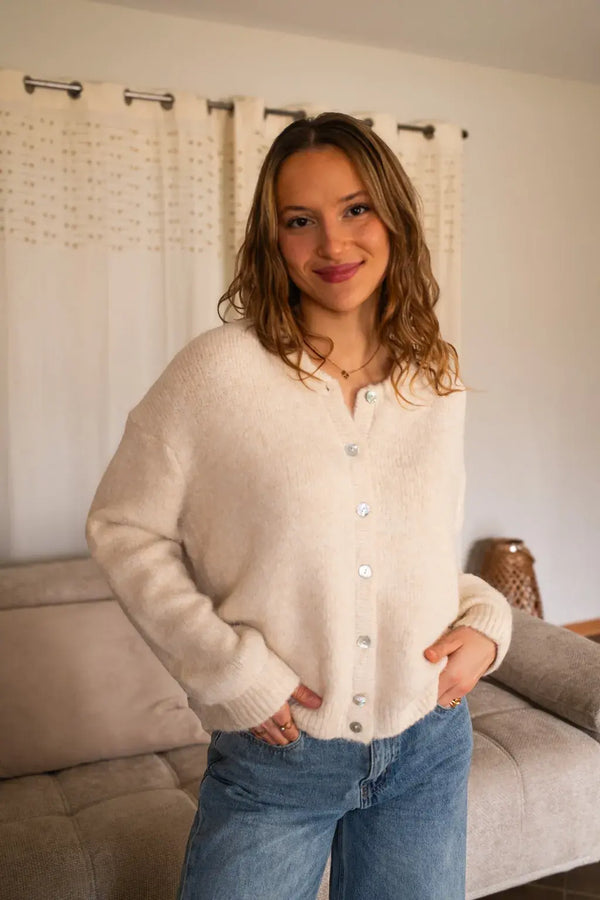 Bobby Cardigan - Beige