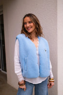 Gilet Moumoute Alma Bleu