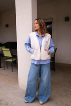 Gilet Alma - Ecru