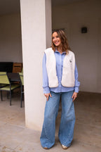 Gilet Alma - Ecru