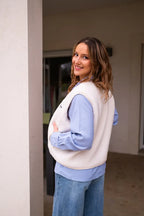 Gilet Alma - Ecru