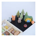 Set De Figurines En Bois Montessori – La Forêt