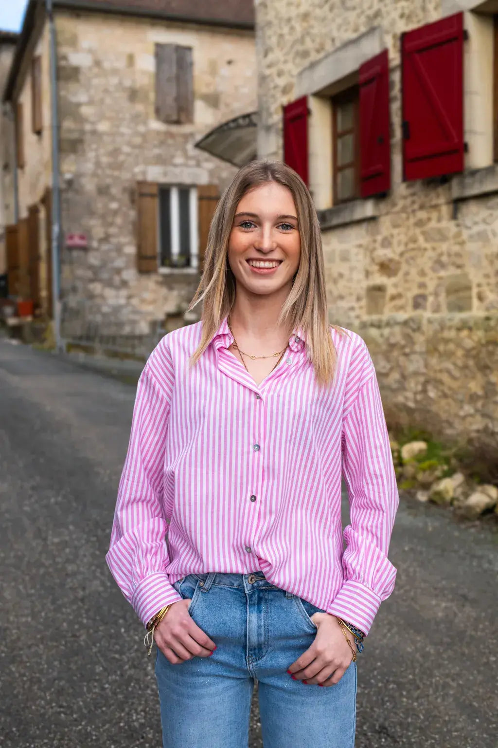 Chemise Angy Rose