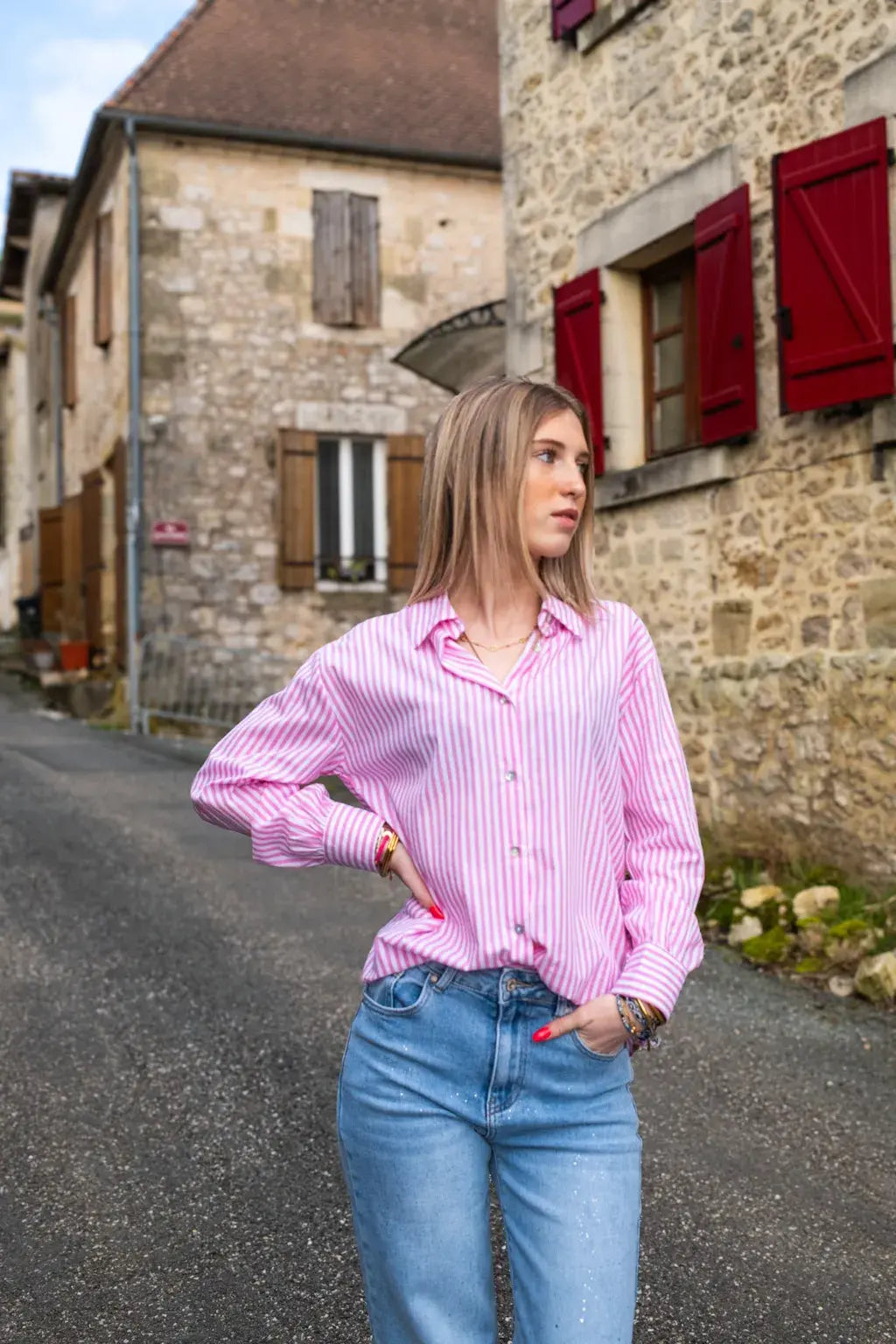 Chemise Angy Rose