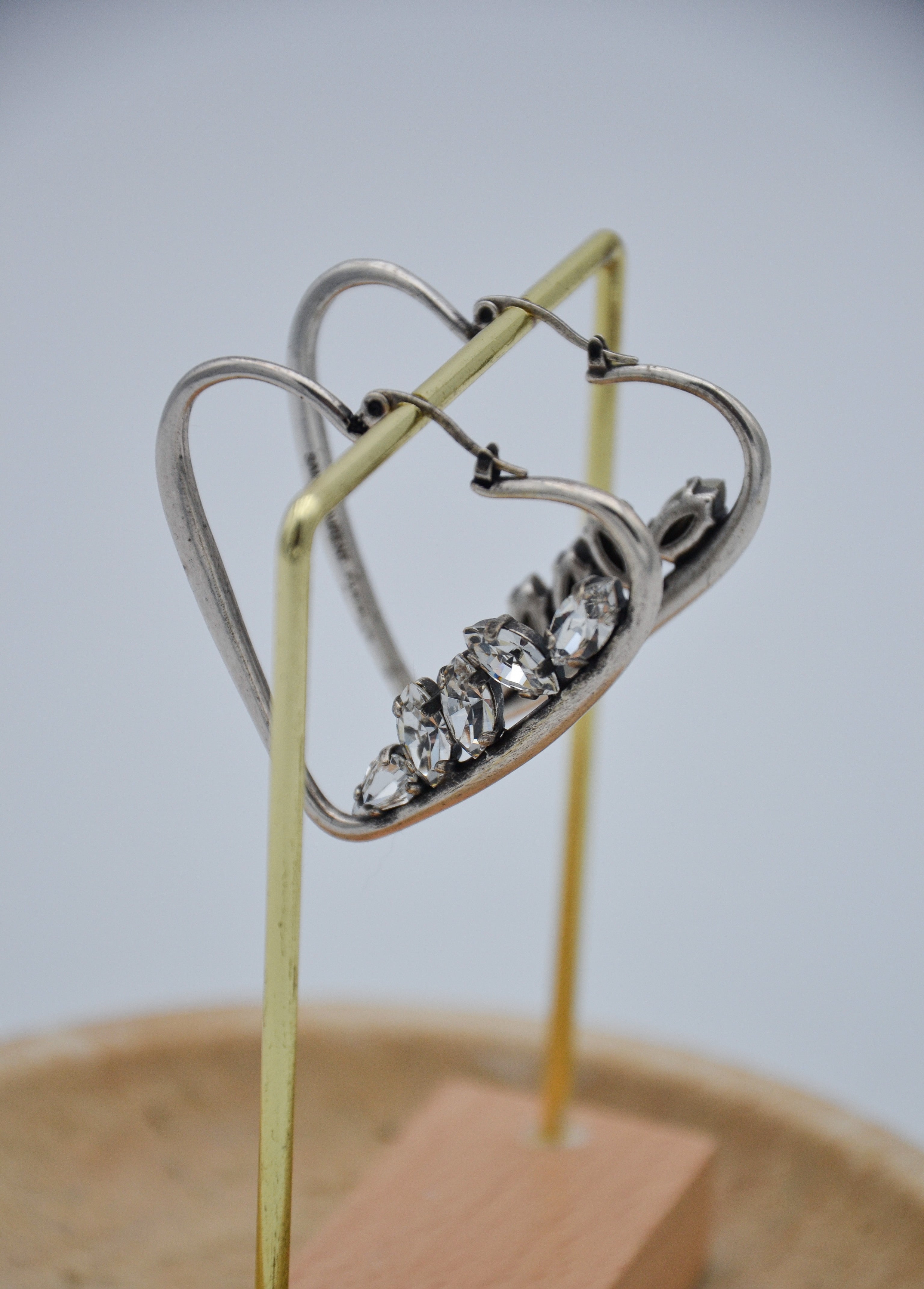 Saint Laurent Boucles D'Oreilles Coeur