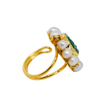 Lulú Green Ring