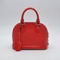 Louis Vuitton Alma Bb Epi Poppy Leather