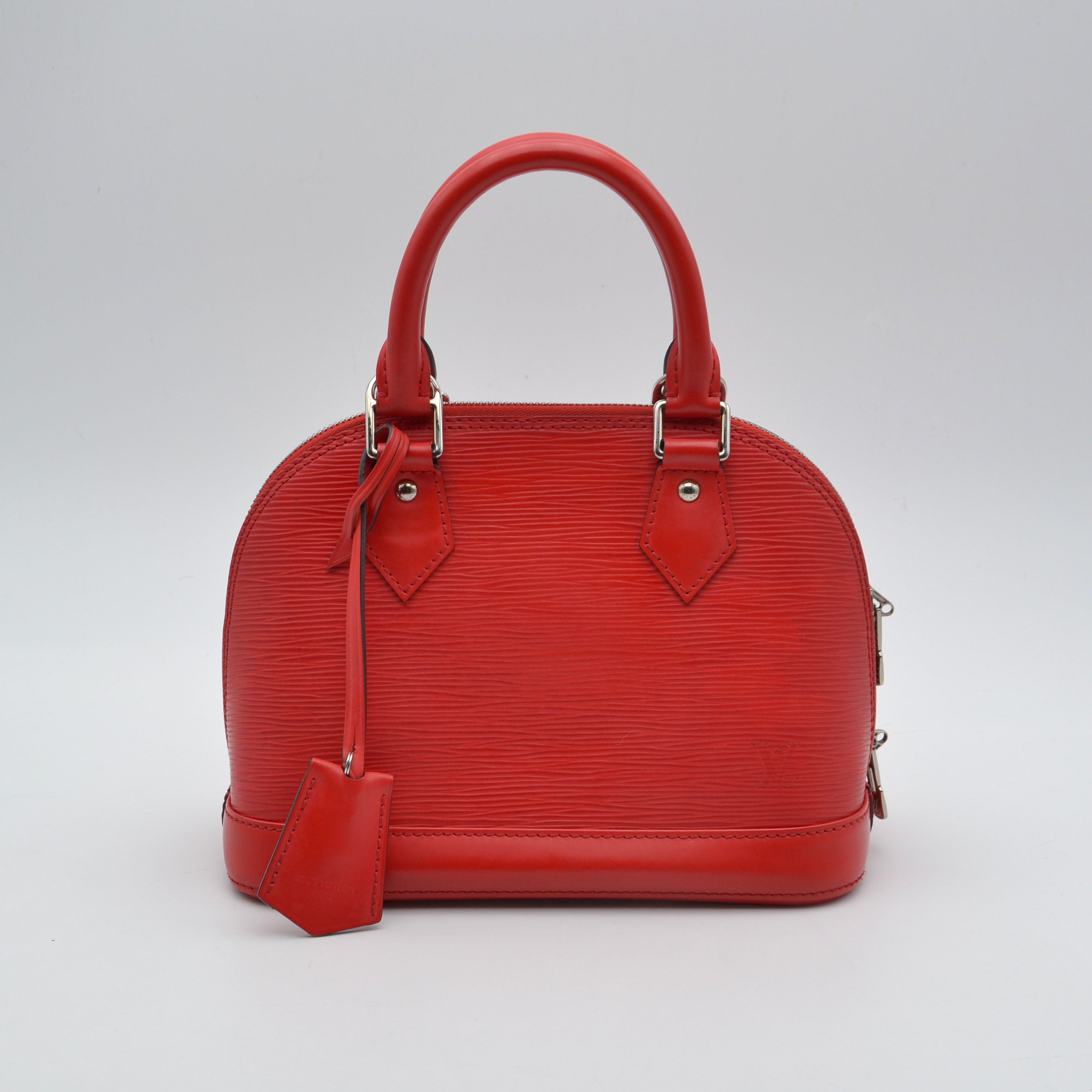 Louis Vuitton Alma Bb Epi Poppy Leather