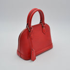 Louis Vuitton Alma Bb Epi Poppy Leather
