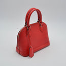 Louis Vuitton Alma Bb Epi Poppy Leather