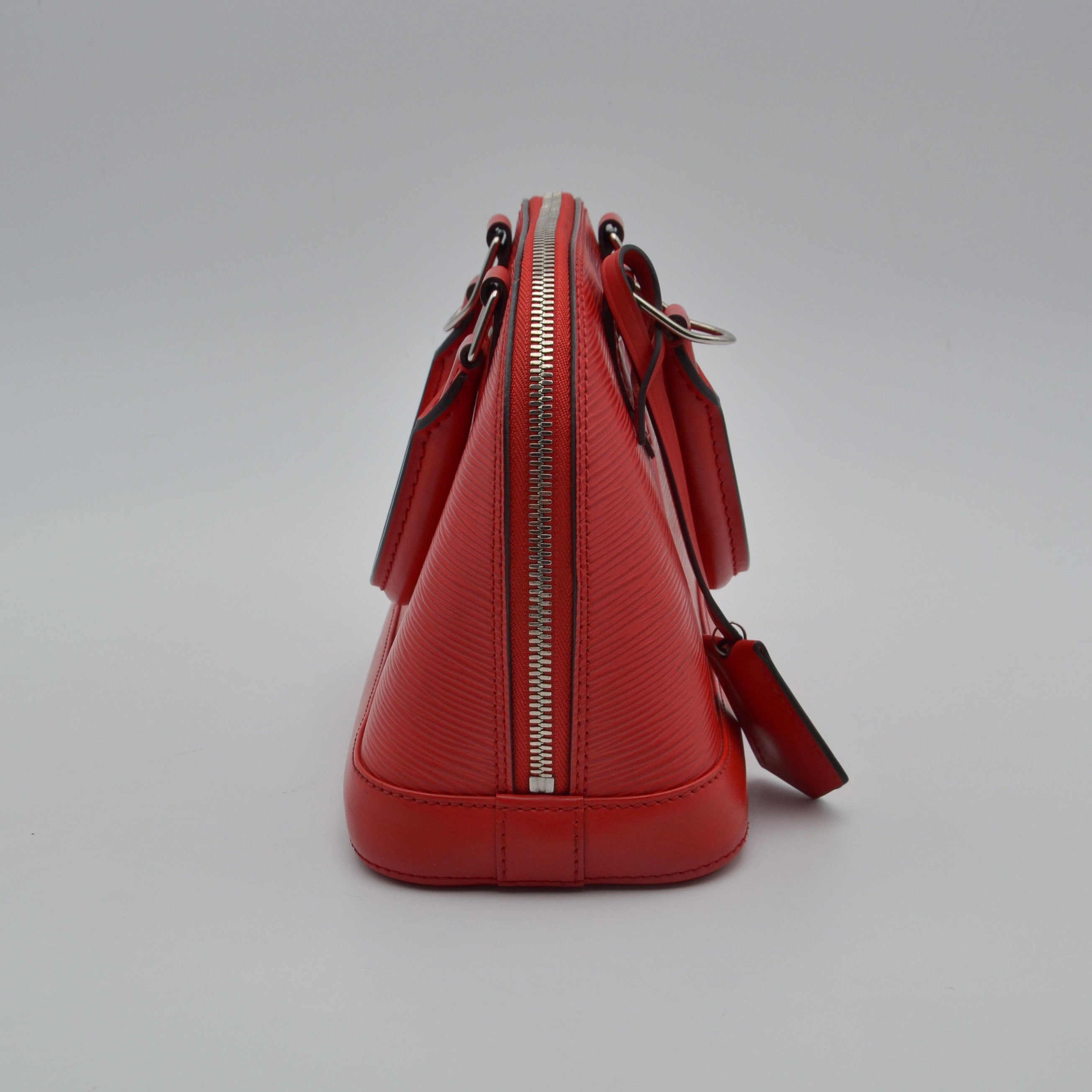 Louis Vuitton Alma Bb Epi Poppy Leather