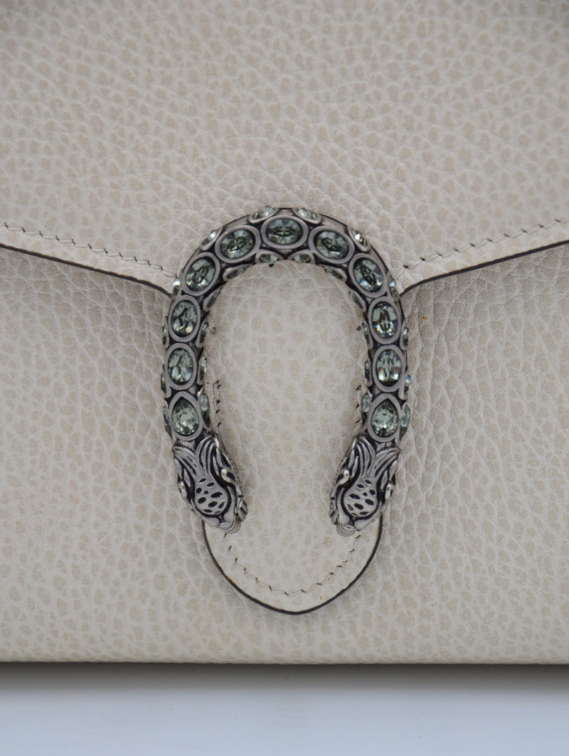 Dionysus Wallet On Chain Gucci Blanc