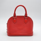 Louis Vuitton Alma Bb Epi Poppy Leather