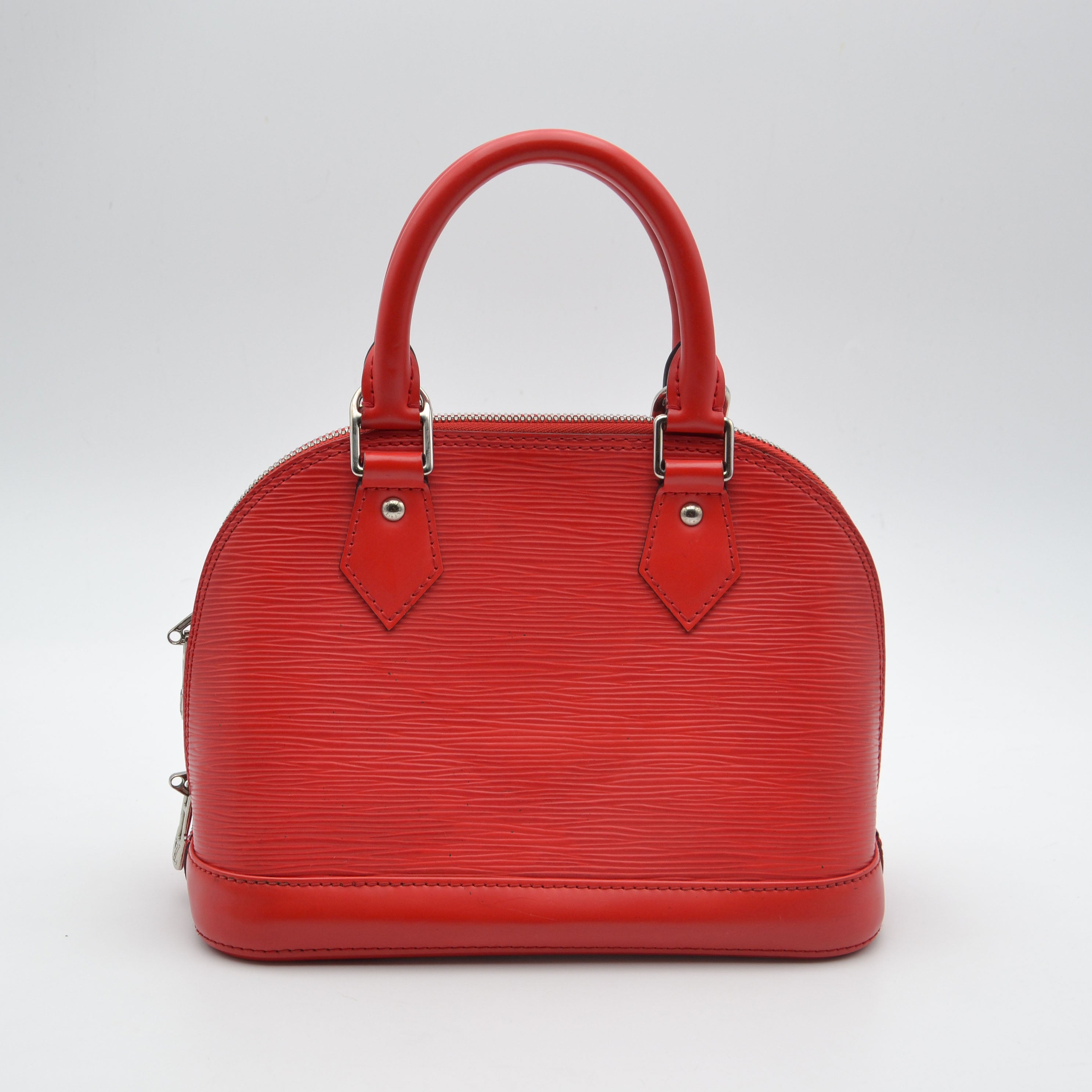Louis Vuitton Alma Bb Epi Poppy Leather