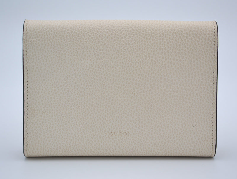 Dionysus Wallet On Chain Gucci Blanc
