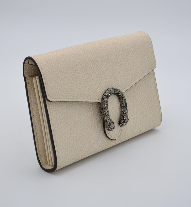 Dionysus Wallet On Chain Gucci Blanc
