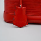 Louis Vuitton Alma Bb Epi Poppy Leather