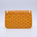 Goyard Plumet Pocket Wallet Goyardine Sun Yellow