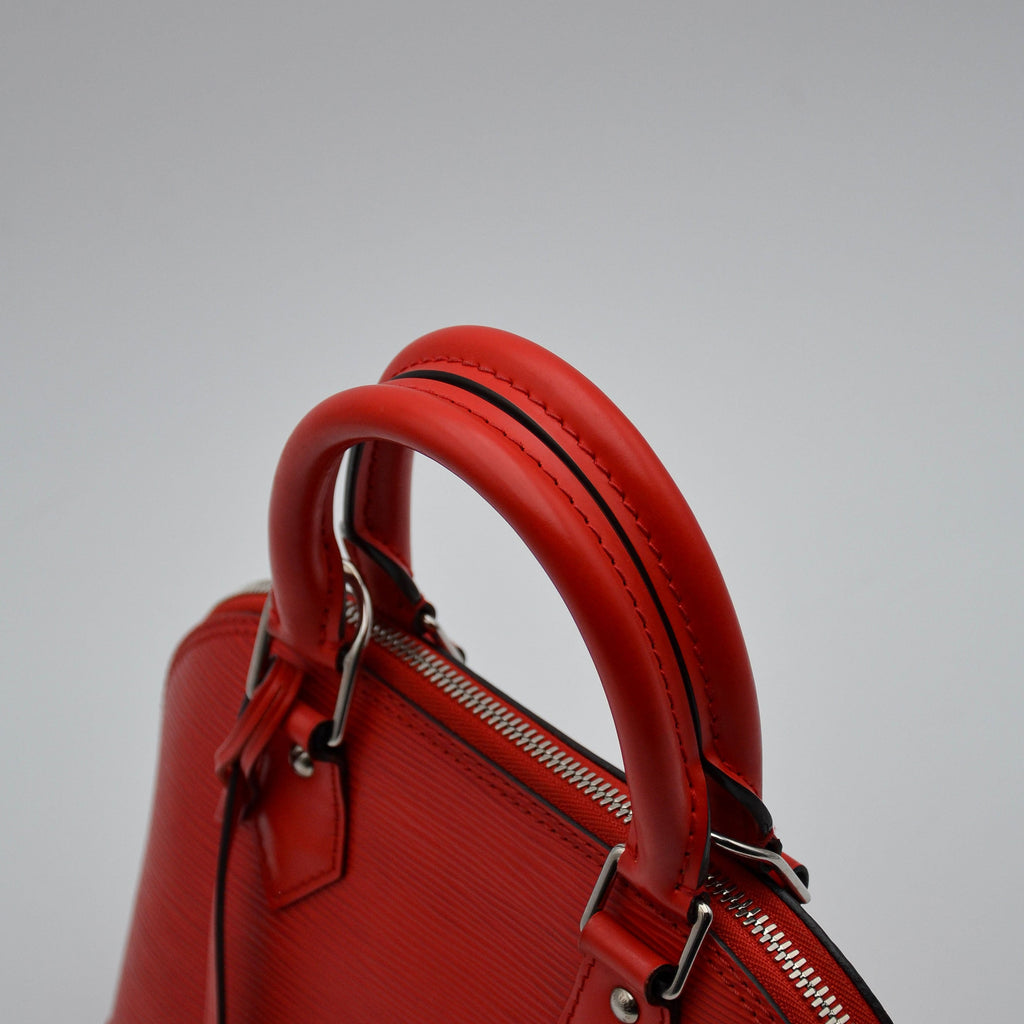 Louis Vuitton Alma Bb Epi Poppy Leather