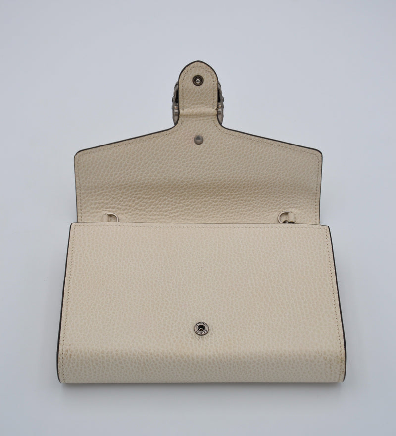 Dionysus Wallet On Chain Gucci Blanc