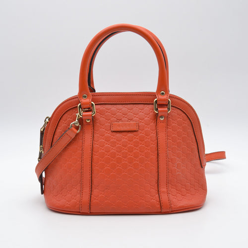 Sac Dome Guccissima Cuir Orange Mandarine