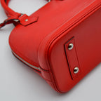 Louis Vuitton Alma Bb Epi Poppy Leather