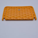 Goyard Plumet Pocket Wallet Goyardine Sun Yellow