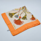 Foulard Céline Soie Motif Pompons
