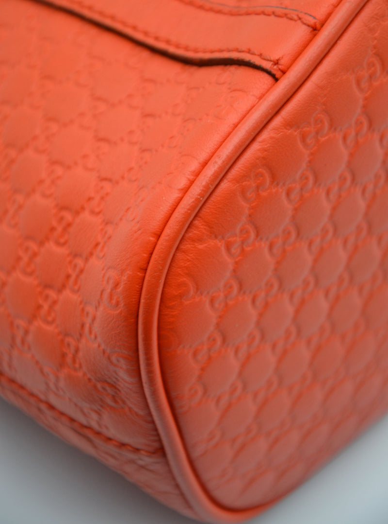 Sac Dome Guccissima Cuir Orange Mandarine