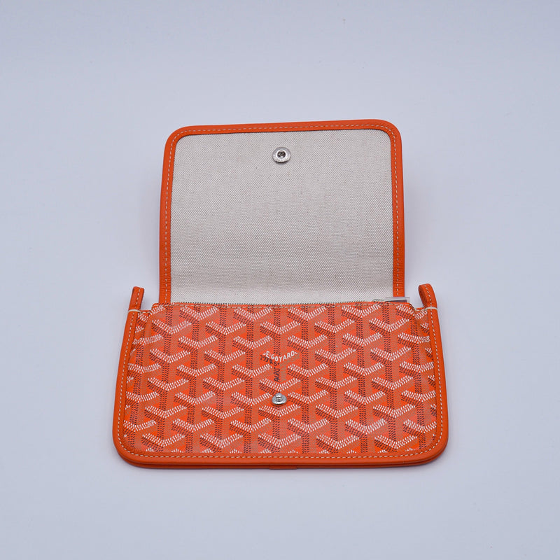 Goyard Plumet Pocket Wallet Goyardine Orange