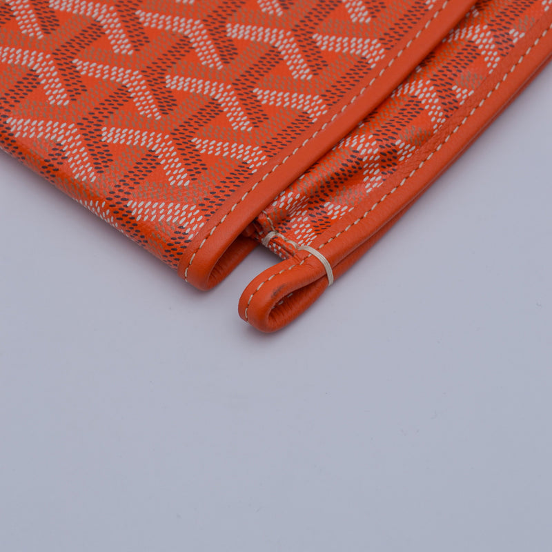 Goyard Plumet Pocket Wallet Goyardine Orange