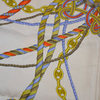 Foulard Céline Soie Motif Pompons