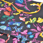 Hermès Silk Floral Pattern Scarf