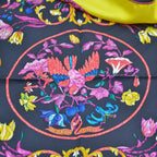 Hermès Silk Floral Pattern Scarf