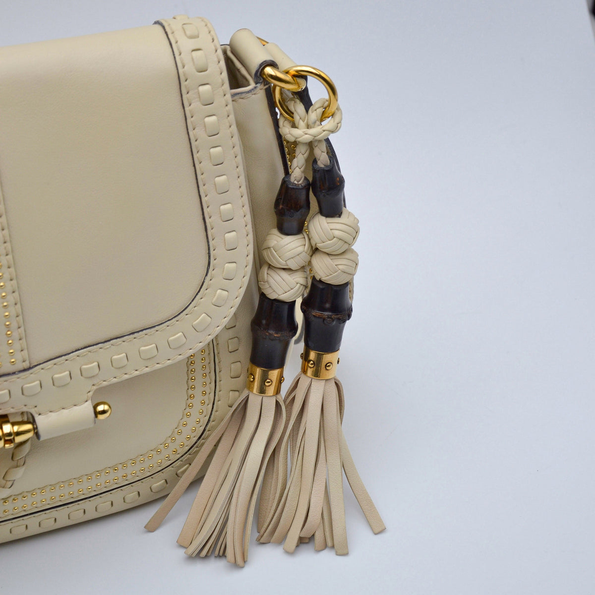 Gucci Snaffle Bit Medium Blanco Roto