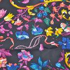 Hermès Silk Floral Pattern Scarf