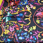 Hermès Silk Floral Pattern Scarf