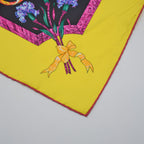 Hermès Silk Floral Pattern Scarf