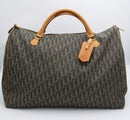 Sac De Voyage Dior Vintage En Toile Enduite Oblique