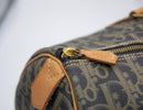 Sac De Voyage Dior Vintage En Toile Enduite Oblique