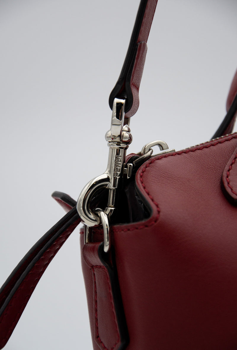 Fendi By The Way Medium Red Leather Bag