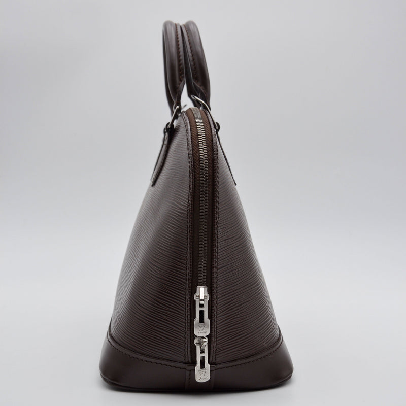 Louis Vuitton Alma Epi Leather Chocolate