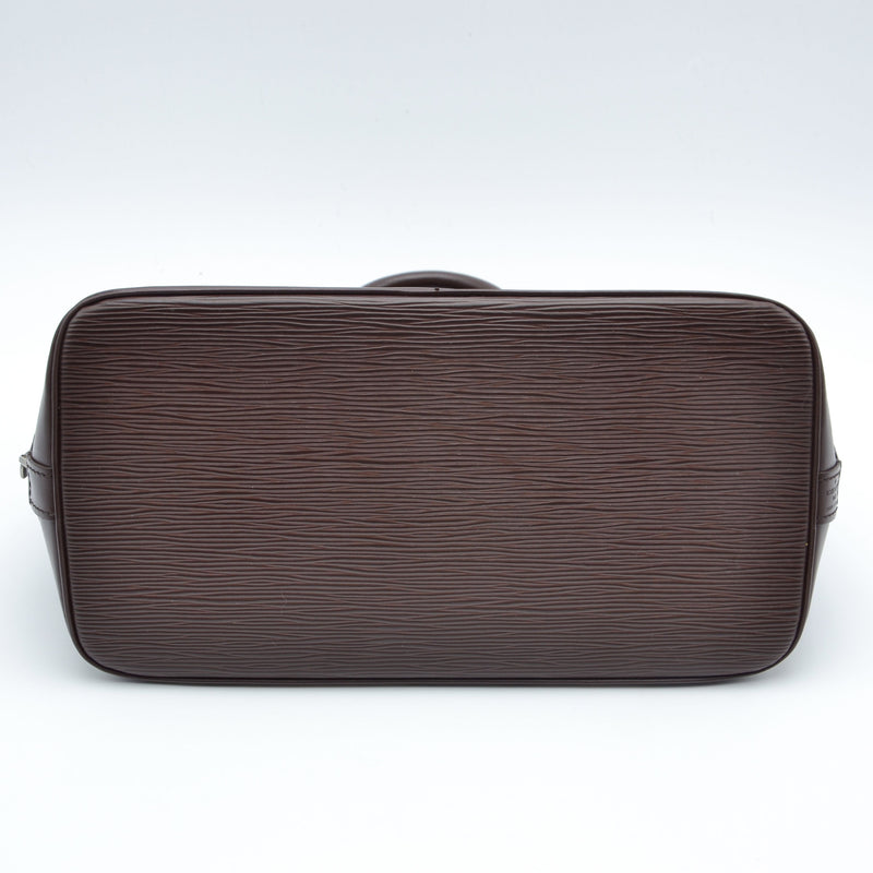 Louis Vuitton Alma Epi Leather Chocolate