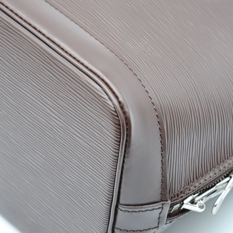 Louis Vuitton Alma Epi Leather Chocolate