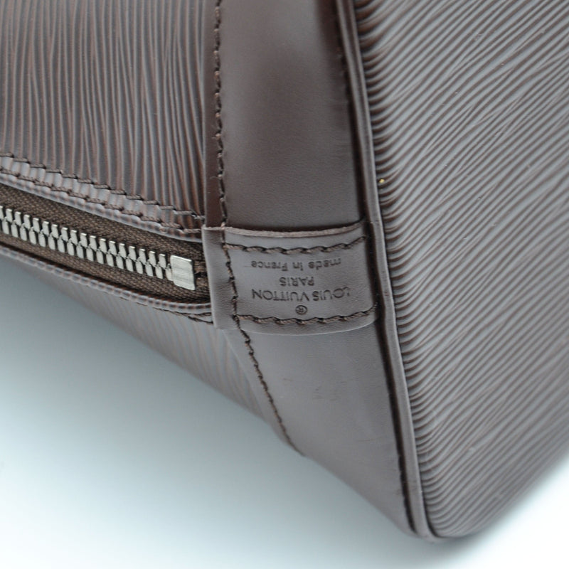 Louis Vuitton Alma Epi Leather Chocolate