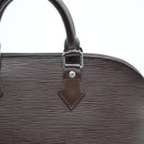 Louis Vuitton Alma Epi Leather Chocolate