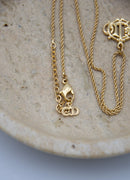 Christian Dior Vintage Necklace 1980S – Gothic Letters Pendant