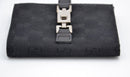 Cartera Gucci Vintage Con Cierre Jackie De Lona Gg Negra